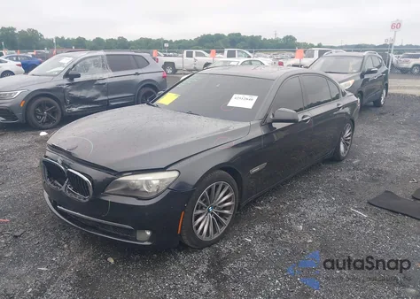 2009 BMW 750Li из США, поврежденный, VIN WBAKB83579CY57949